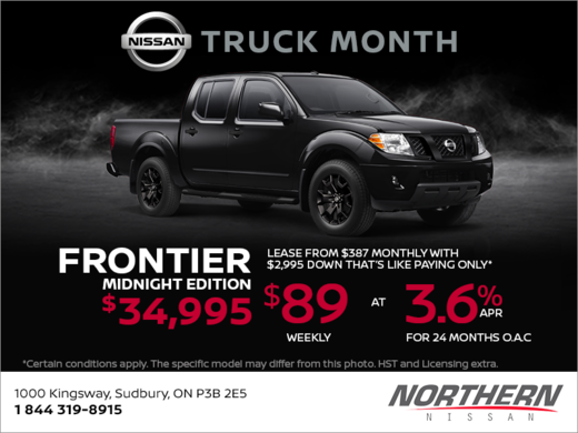 Get the 2018 Nissan Frontier Today!
