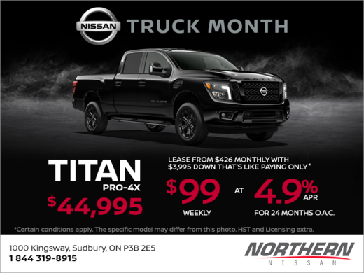 Get the 2018 Nissan Titan Today!