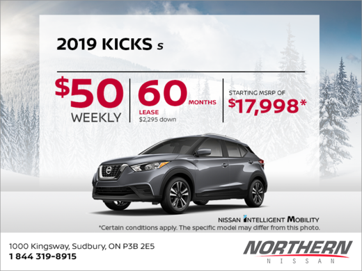 Get the 2019 Kicks Today!