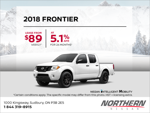 Get the 2018 Nissan Frontier Today!