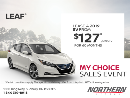 Get the 2019 Nissan Leaf