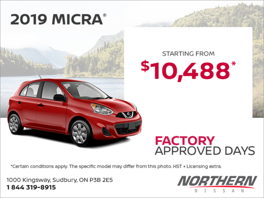 Get the 2019 Micra Today!