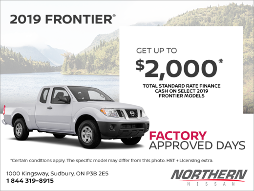 Get the 2019 Nissan Frontier Today!