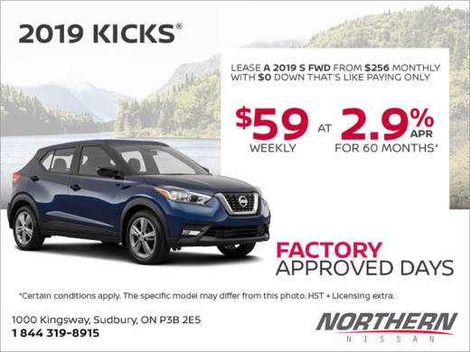 Get the 2019 Nissan Kicks Today!
