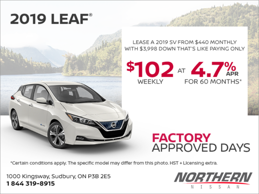 Get the 2019 Nissan Leaf