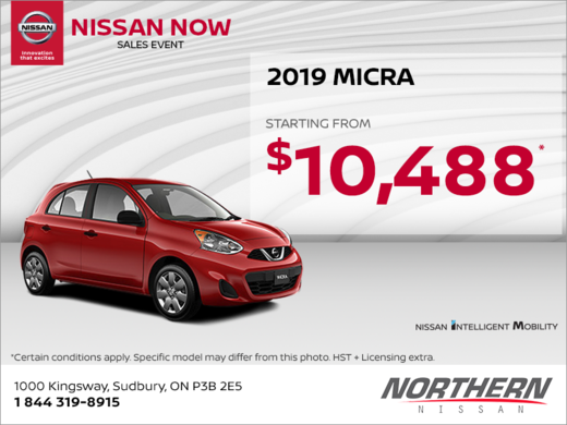 Get the 2019 Micra Today!