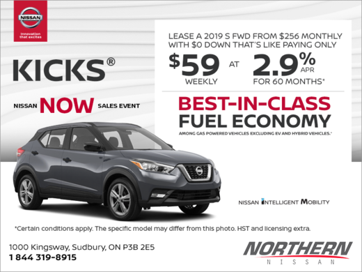Get the 2019 Nissan Kicks Today!