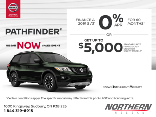 Get the 2019 Nissan Pathfinder Today!