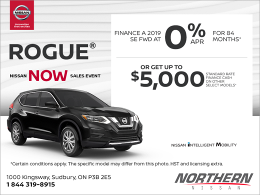 Get the 2019 Nissan Rogue Today!