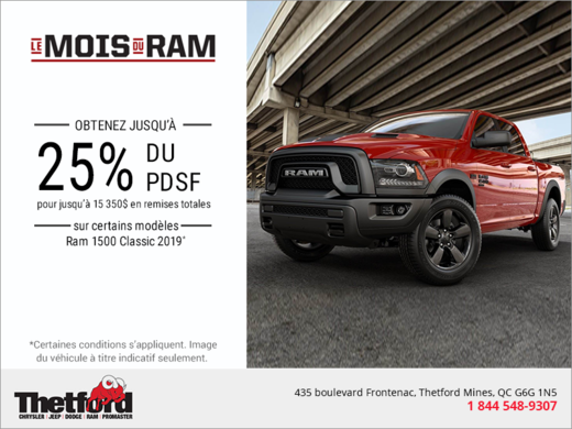 Le mois du RAM!