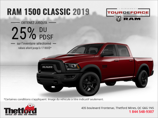 Procurez-vous le RAM 1500 2019