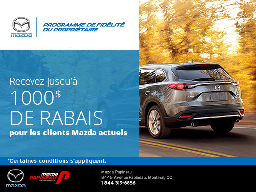 Programme de fidélité Mazda