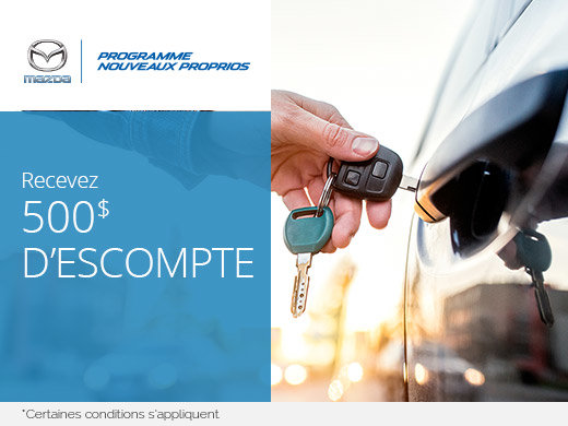 Programme aux nouveaux propriétaires Mazda