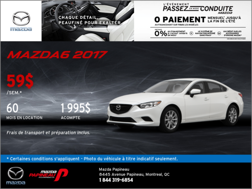 Voyez la Mazda6 GX 2017
