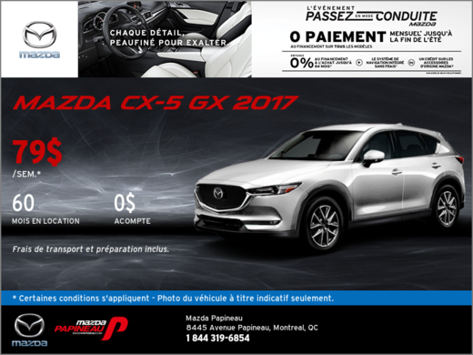La Mazda CX-5 GX 2017