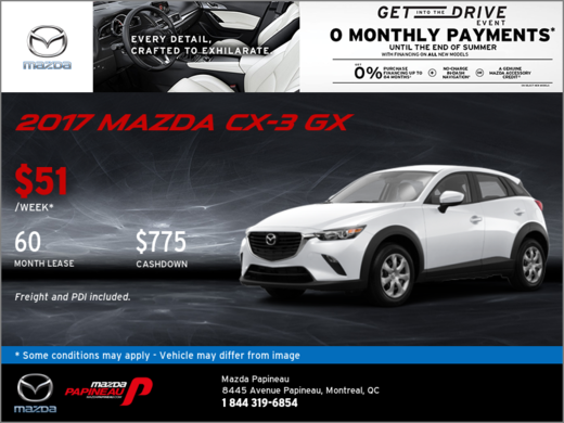 Get Our 2017 Mazda CX-3