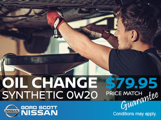 Synthetic Oil Change for only $79.95!