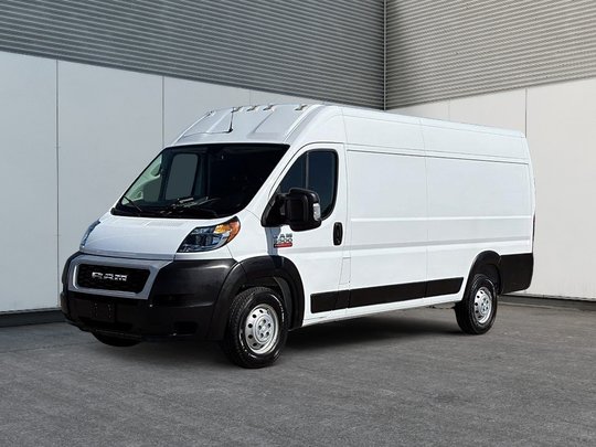 2020 Ram ProMaster Cargo Van 3500 159 WB TOIT ÉLEVÉ // 3 PLACES