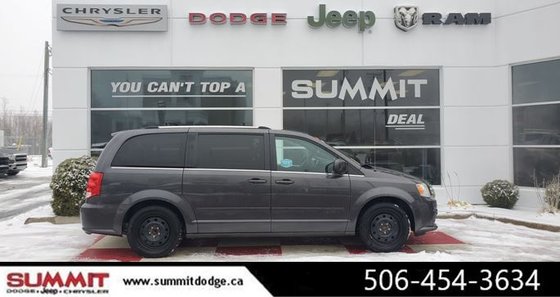 Used 2017 Dodge Truck Grand Caravan Sxt Premium Plus Reduced Back Up Cam Dvd Winter Tires In Fredericton Used Inventory Summit Dodge In Fredericton New Brunswick