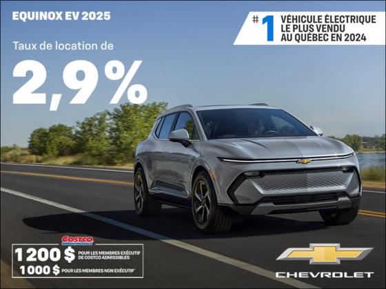 Procurez-vous le Chevrolet Equinox EV 2025
