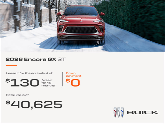 Get the 2026 Buick Encore GX