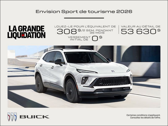 Procurez-vous la Buick Envision 2026