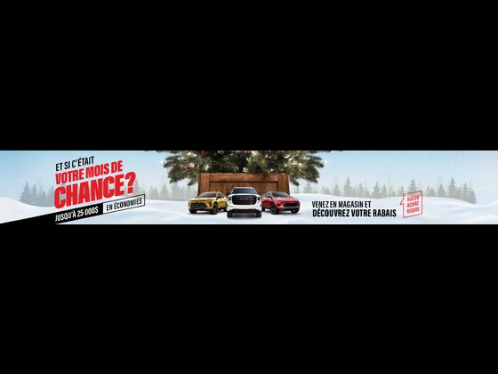 Prix fous en décembre Chevrolet Buick GMC