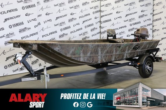 G3 Boats JON BOAT JB15DK + YAMAHA 25 HP & Remorque 2025