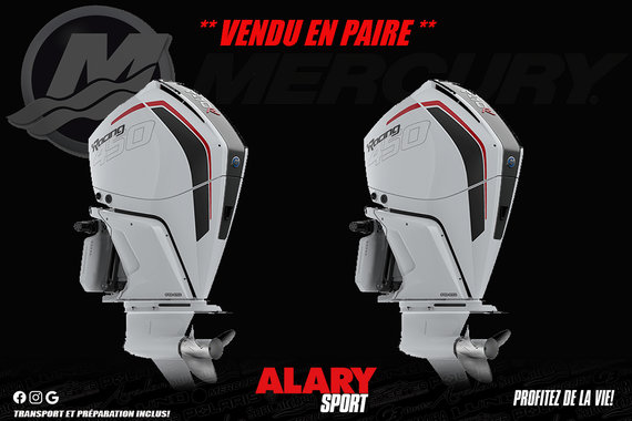 2023 Mercury 450 RACING BLANC (PAIRE)