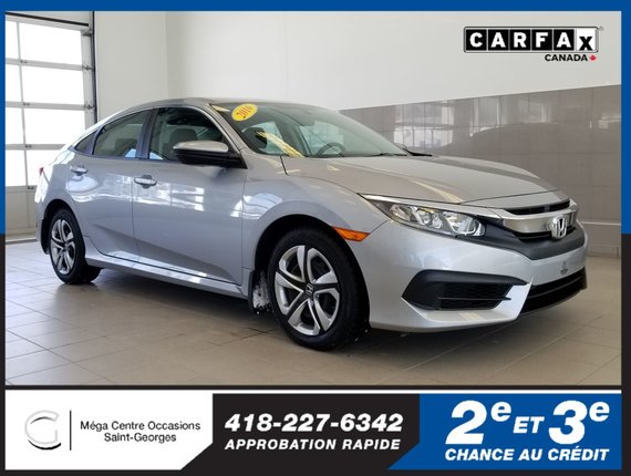 Honda Civic Sedan LX / Garantie prolongée 2016