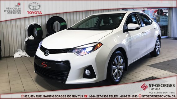 Toyota Corolla S,BAS KILOMÉTRAGE 2015