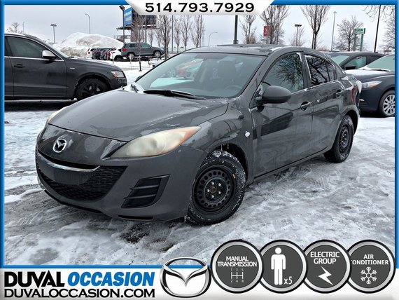 Mazda Mazda3 GX + **SEULEMENT 109000KM** + GROUPE ELECTRIQUE 2010