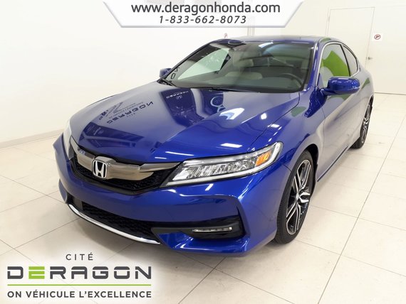 2016 Honda Accord Coupe Touring+NAVIGATION+CUIR+DEMARREUR+HONDA SENSING