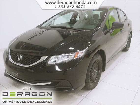 2015 Honda Civic Sedan DX+BAS KILOS.+LECTEUR CD+VITRES ELECTRIQUES