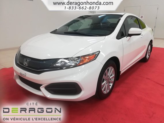 Honda Civic Coupe EX + SEULEMENT 60 679 KM + GARANTIE PROLONGEE 2015