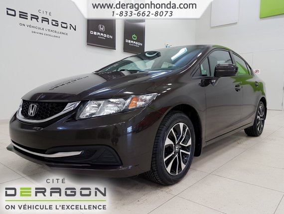 2014 Honda Civic Sedan EX+TOIT OUVRANT+SIEGES CHAUFFANTS+CAMERA DE RECUL