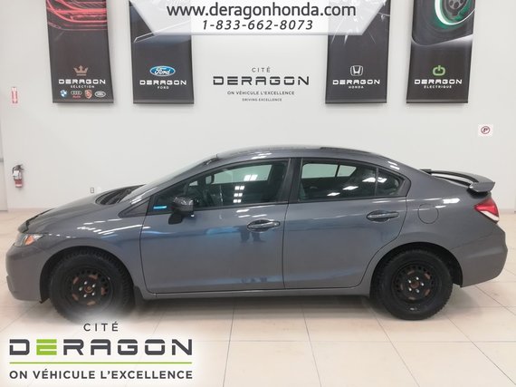 Honda Civic Sedan LX+AIR CLIMATISE+AILERON+SIEGES CHAUFFANTS 2014