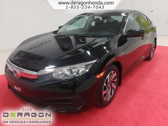Honda Civic Sedan EX + GARANTIE PROLONGEE + AUCUN ACCIDENT 2016