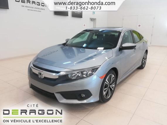 Honda Civic Sedan EX-T+GARANTE+TURBO+DEMARREUR+HONDA SENSING 2016