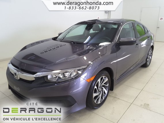2016 Honda Civic Sedan EX+APPLE CARPLAY+ANDROID AUTO+CAMERA+TOIT OUVRANT