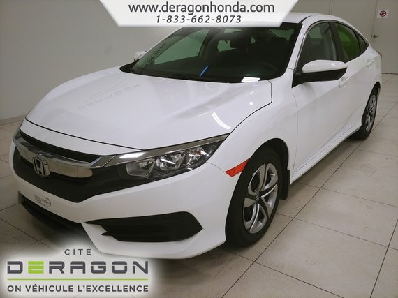 Honda Civic Sedan LX+GARANTIE+APPLE CARPLAY/ANDROID AUTO+CAMERA 2017