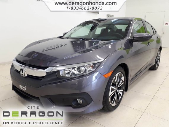 Honda Civic Sedan EX-T+DEMARREUR+TURBO+TOIT OUVRANT+HONDA SENSING 2018