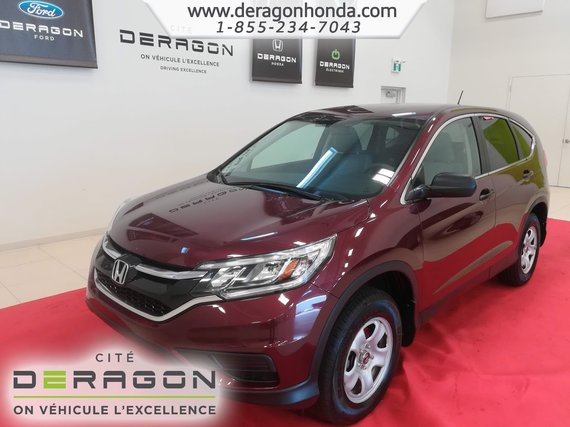 Honda CR-V LX + BAS KILOMETRAGE + 4 ROUES MOTRICES 2015