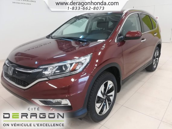 2015 Honda CR-V TOURING+CUIR+TOIT OUVRANT+DEMARREUR+SIEGES ELEC.