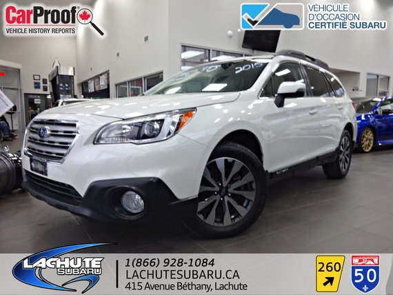 Subaru Outback CUIR , TOIT OUVRANT ,GPS 3.6R w/Limited & Tech Pkg 2015