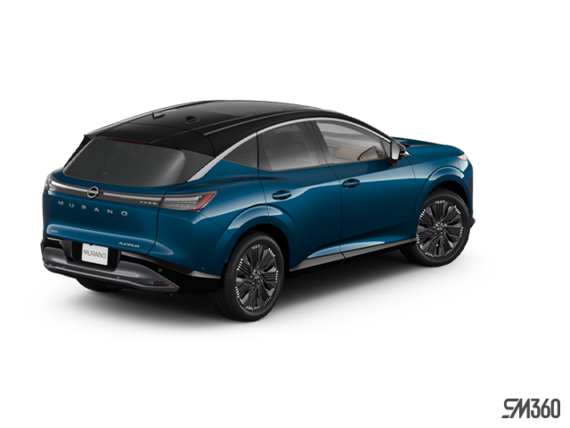 Deux tons noir intense/bleu Aurora nacré