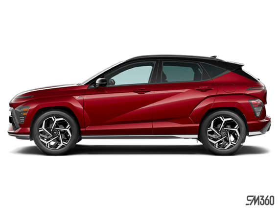 Rouge ultime métallisé/Toit noir