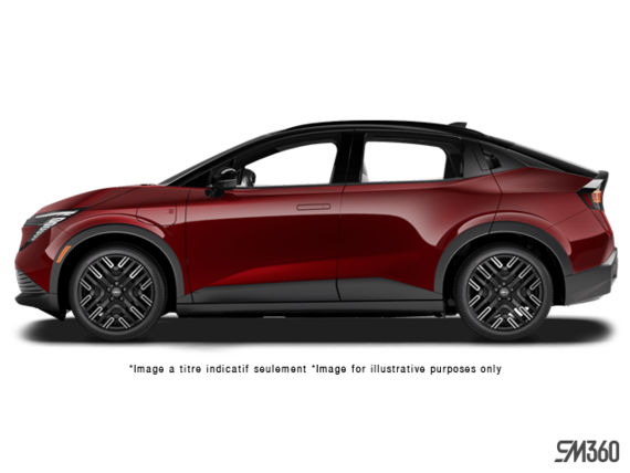 Rouge métallique/noir