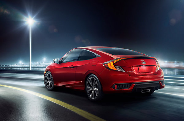 La Honda Civic Coupé 2018-2019 : style dynamique, davantage de puissance et efficacité énergétique!