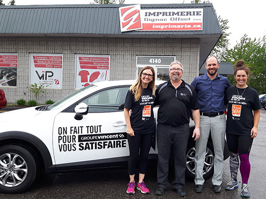 La Brigade Sportive Groupe Vincent fait un tour à Shawinigan-Sud!
